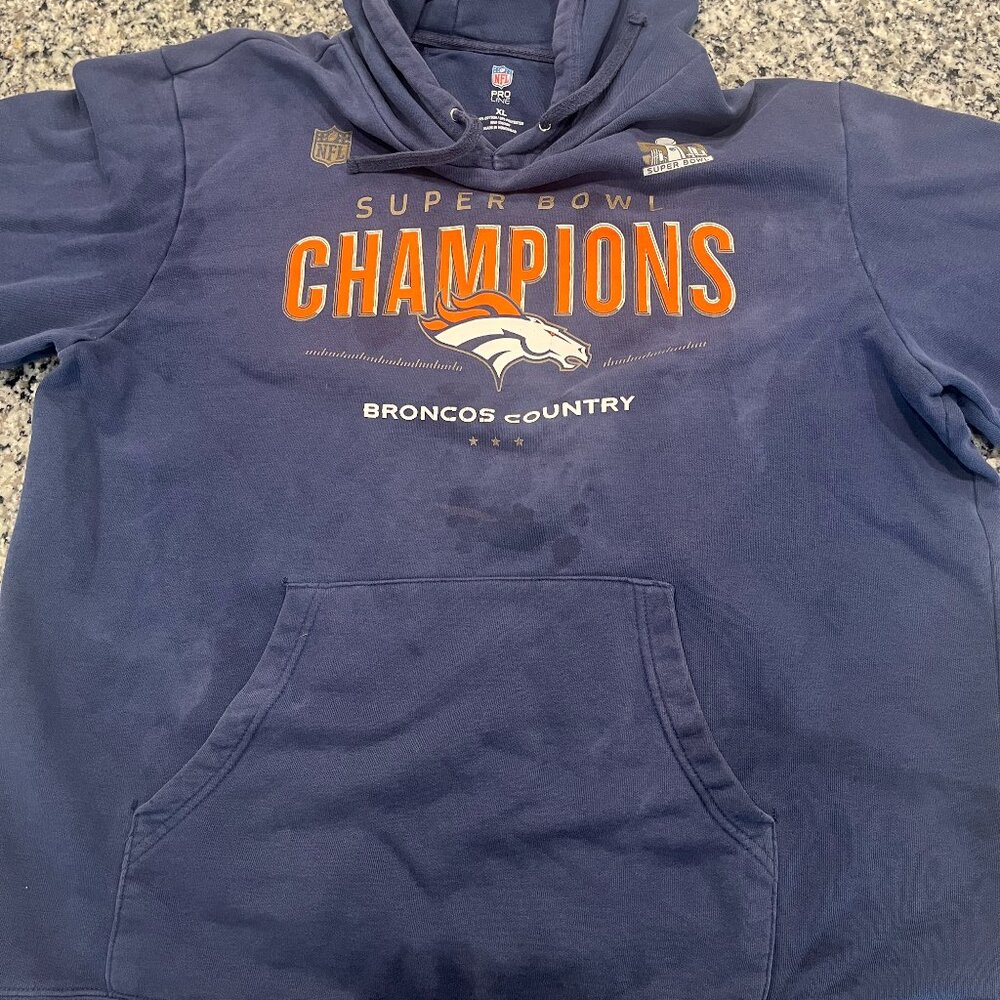 Super Bowl 50 Champion Denver Broncos Hooded Sweatshirt